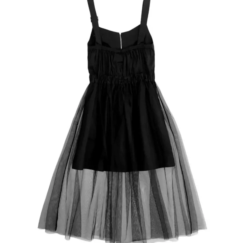 LISTEN FLAVOR Melty Moon Zip Tulle Jumper Skirt New