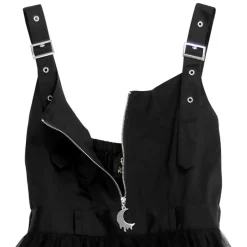 LISTEN FLAVOR Melty Moon Zip Tulle Jumper Skirt New