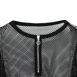 LISTEN FLAVOR Mesh 2-Way Pullover Hot