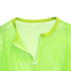 LISTEN FLAVOR Mesh 2-Way Pullover Hot