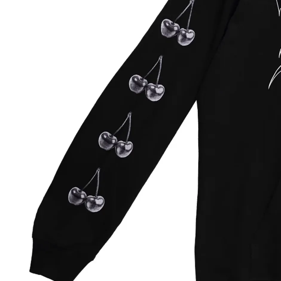 Jackets & Hoodies>LISTEN FLAVOR Metal Cherry Hoodie