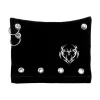 Hats & Caps>LISTEN FLAVOR Metal Heart Nekomimi Velour Cap Black