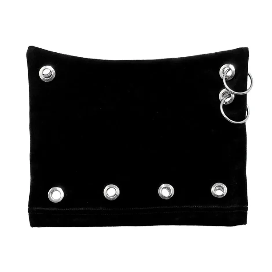 Hats & Caps>LISTEN FLAVOR Metal Heart Nekomimi Velour Cap Black
