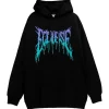 LISTEN FLAVOR Metal Logo Hoodie New