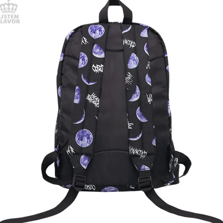 Bags & Wallets>LISTEN FLAVOR Metal Moon Backpack