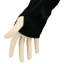 LISTEN FLAVOR Metal Sick Ribbed Tops Black Discount