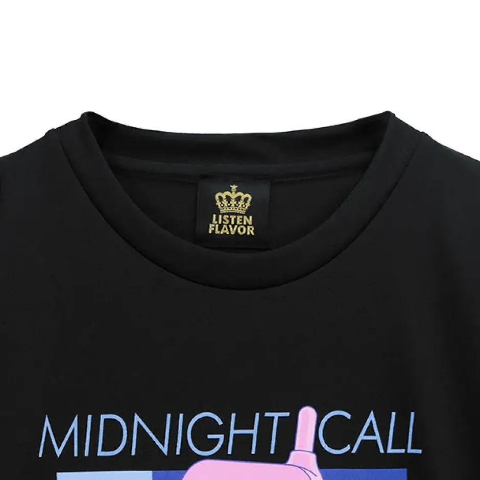 LISTEN FLAVOR Midnight Call Long Sleeve T-Shirt Outlet