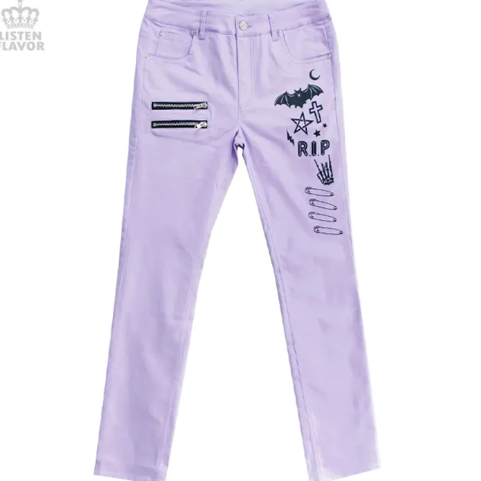 LISTEN FLAVOR Midnight Rockin' Skinny Jeans Best