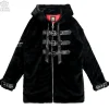 LISTEN FLAVOR Moonlight Faux Fur Blouson w/ Belt Clearance