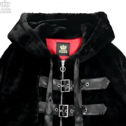 LISTEN FLAVOR Moonlight Faux Fur Blouson w/ Belt Clearance