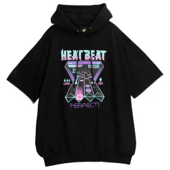 LISTEN FLAVOR Music Game Zip Sleeve 2-Way Hoodie Discount