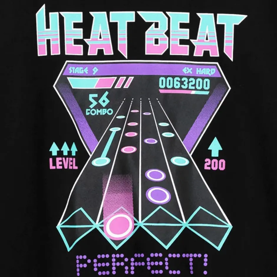 LISTEN FLAVOR Music Game Zip Sleeve 2-Way Hoodie Discount