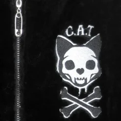 LISTEN FLAVOR Nekomimi Skull Cat Fur Blouson Online
