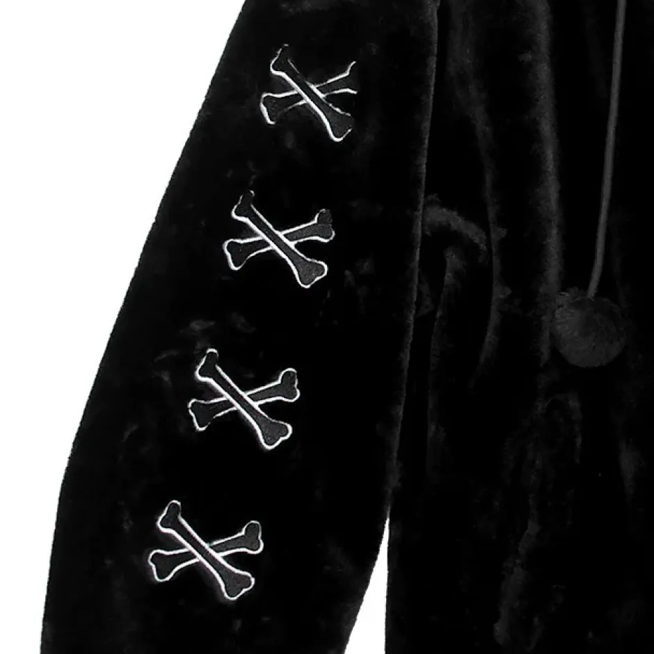 LISTEN FLAVOR Nekomimi Skull Cat Fur Blouson Online