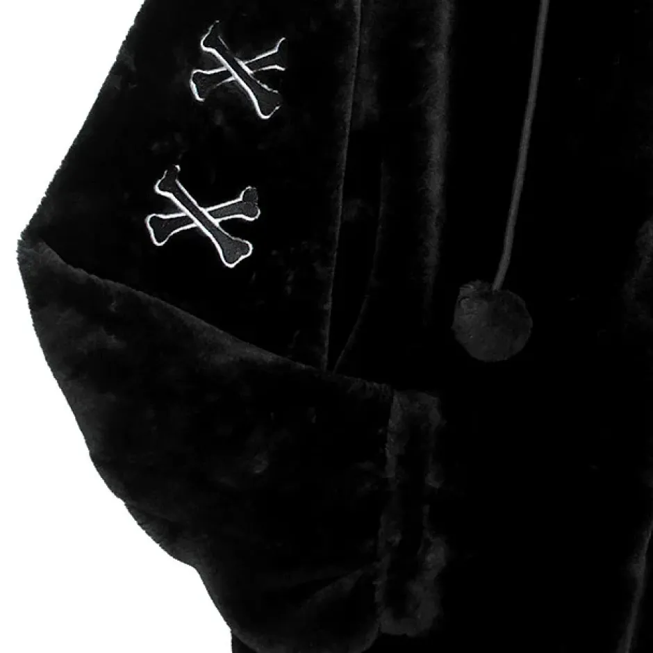 LISTEN FLAVOR Nekomimi Skull Cat Fur Blouson Online
