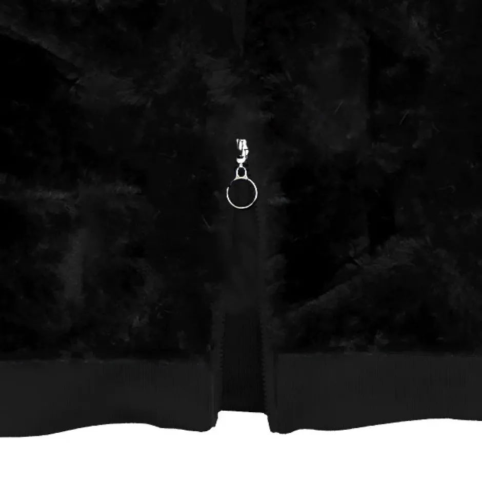 LISTEN FLAVOR Nekomimi Skull Cat Fur Blouson Online