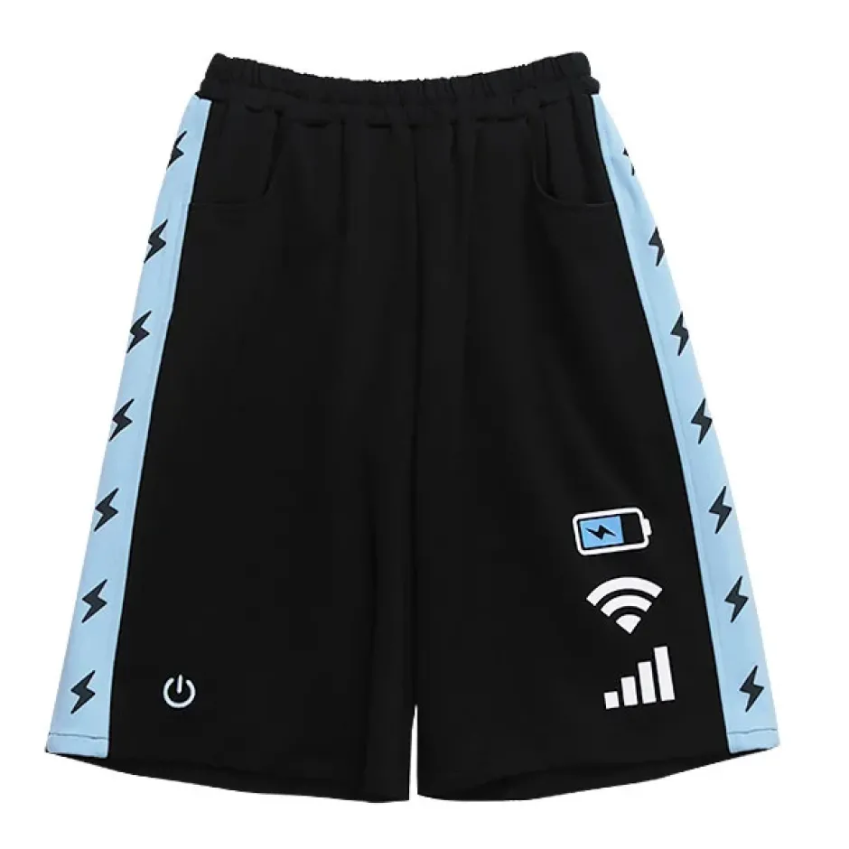 Bottoms>LISTEN FLAVOR Now Charging Jersey Shorts