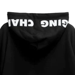 LISTEN FLAVOR Now Charging Sleeve Line Black Hoodie Hot