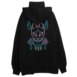 LISTEN FLAVOR Okitsune Sama Zip Hoodie Outlet