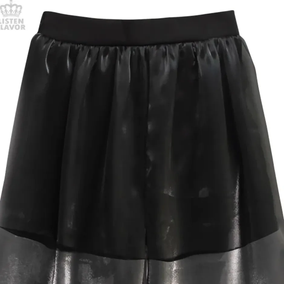 Bottoms>LISTEN FLAVOR Organdy Layered Pants