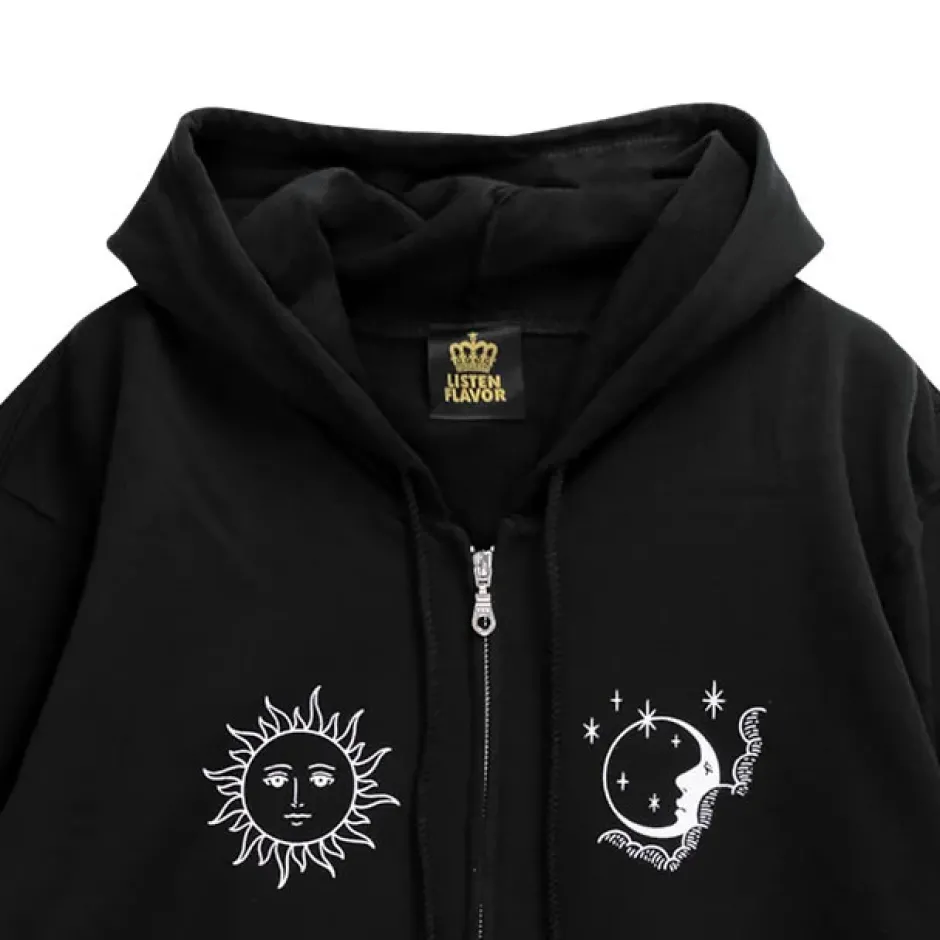 LISTEN FLAVOR Ouija Board Zip Hoodie Sale