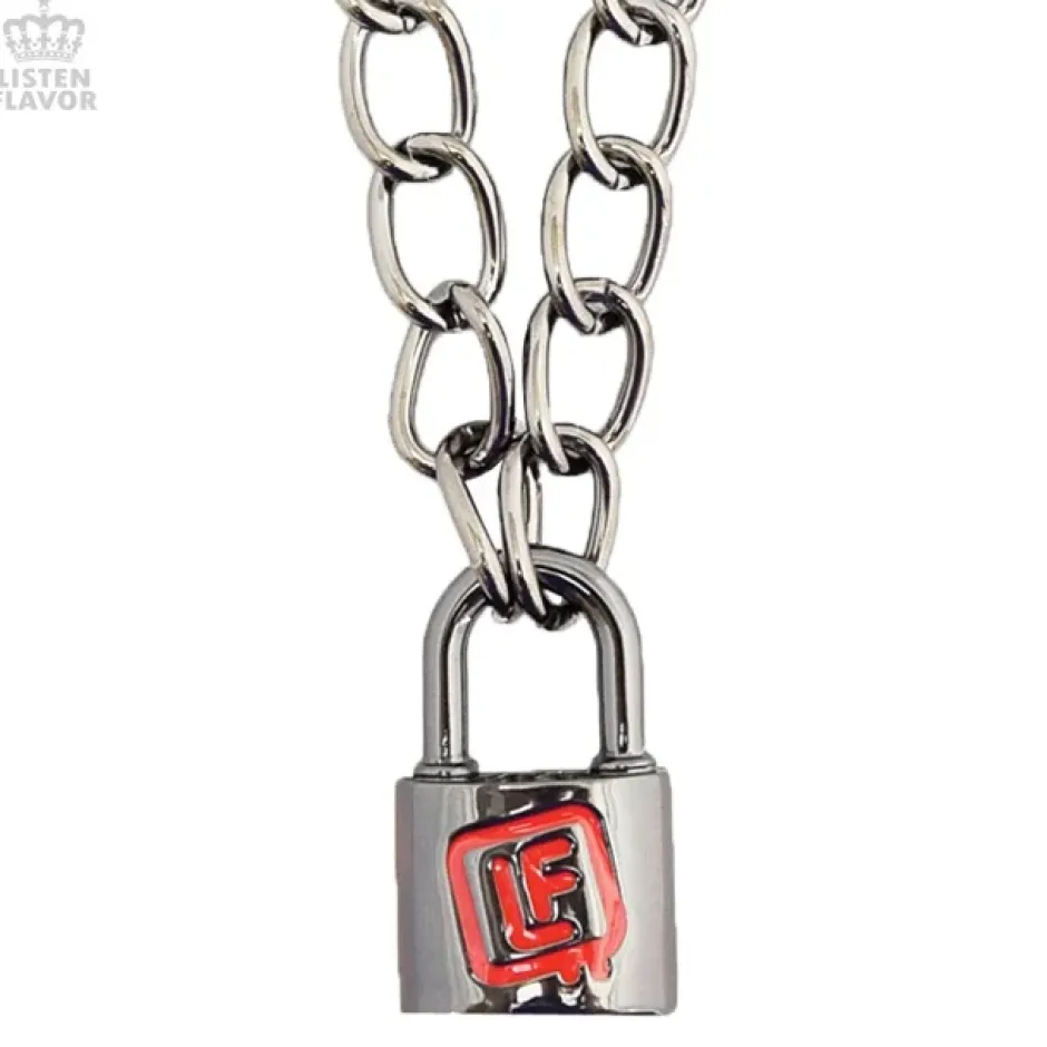 LISTEN FLAVOR Padlock Necklace Sale