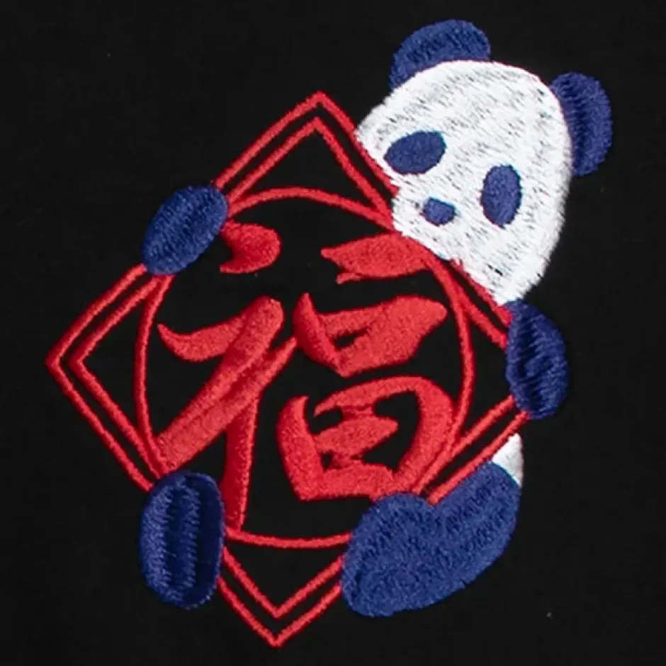 LISTEN FLAVOR Panda China Zip Hoodie Online