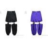 LISTEN FLAVOR Plastic Buckle Hollowed Out Detachable Pants Best