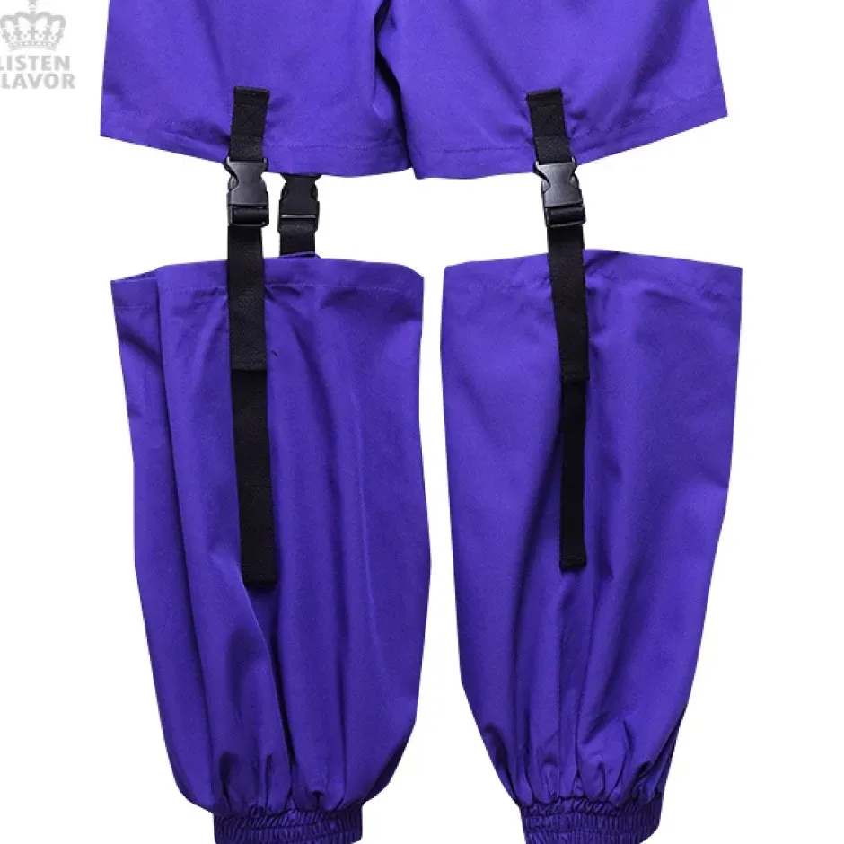 LISTEN FLAVOR Plastic Buckle Hollowed Out Detachable Pants Best
