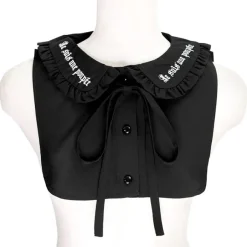 Other Accessories>LISTEN FLAVOR Ribbon Frilly Collar