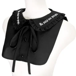Other Accessories>LISTEN FLAVOR Ribbon Frilly Collar