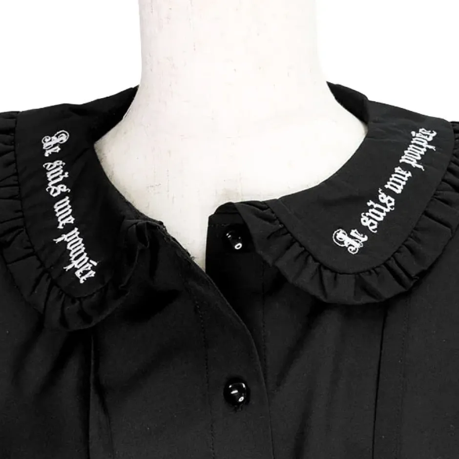 Other Accessories>LISTEN FLAVOR Ribbon Frilly Collar