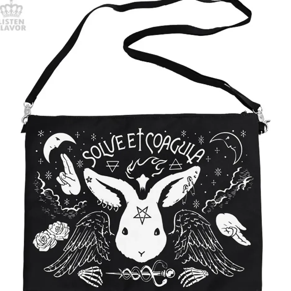 LISTEN FLAVOR Secret Ritual 2-Way Clutch Bag
