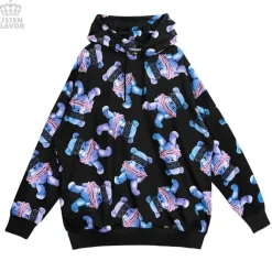 LISTEN FLAVOR Seized Bear Pullover Hoodie Sale
