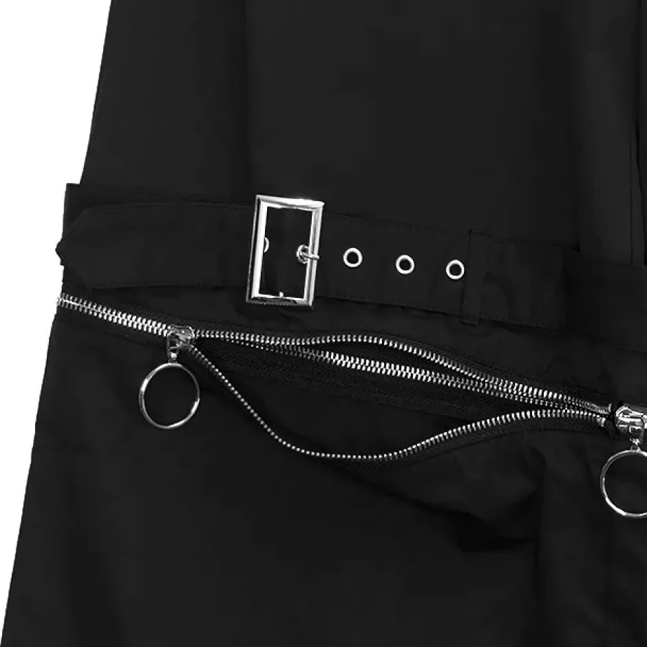 Bottoms>LISTEN FLAVOR Separate Zip 2-Way Belt Pants