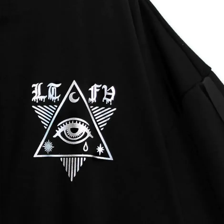 Jackets & Hoodies>LISTEN FLAVOR Shinpi no Hitomi Lace-Up Hoodie