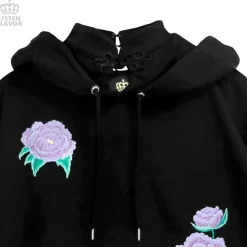 LISTEN FLAVOR Short China Hoodie Hot