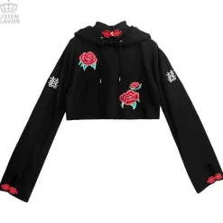 LISTEN FLAVOR Short China Hoodie Hot