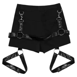 Bottoms>LISTEN FLAVOR Shorts w/ Harness Garter Belt M Size