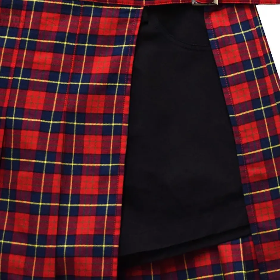 Bottoms>LISTEN FLAVOR Shorts w/ Wrap-around Pleated Skirt