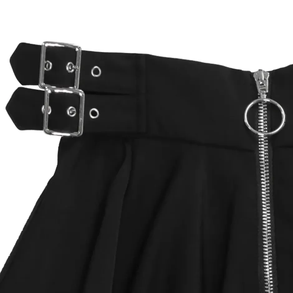 LISTEN FLAVOR Side Belt Circular Skirt Online