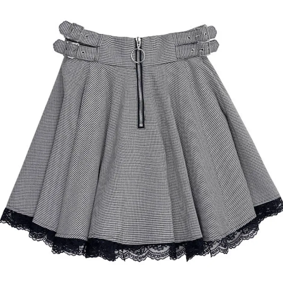 LISTEN FLAVOR Side Belt Circular Skirt Online