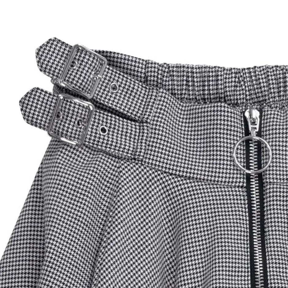 LISTEN FLAVOR Side Belt Circular Skirt Online