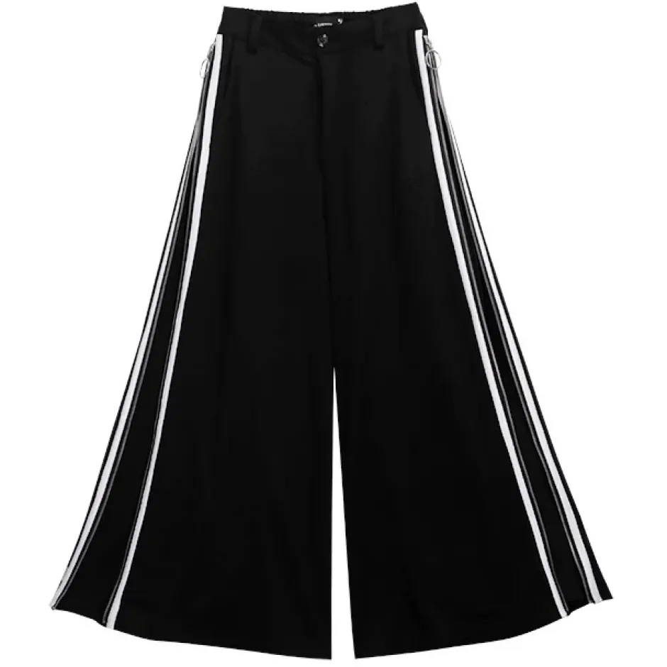 LISTEN FLAVOR Side Line Zip Super Wide Pants Hot