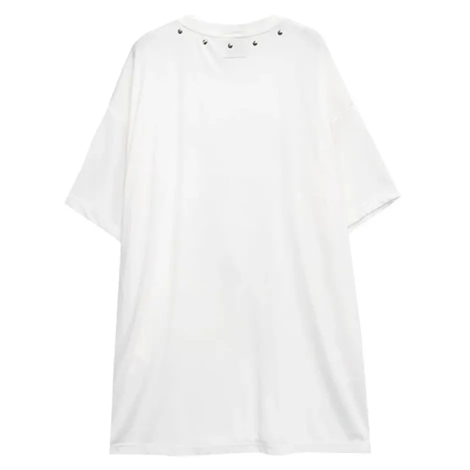 LISTEN FLAVOR Skeleton Bear Studs Big T-Shirt Sale