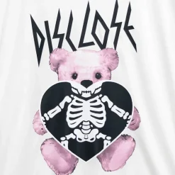 LISTEN FLAVOR Skeleton Bear Studs Big T-Shirt Sale