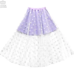 LISTEN FLAVOR Star Tulle Layered Skirt Discount