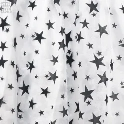 LISTEN FLAVOR Star Tulle Layered Skirt Hot