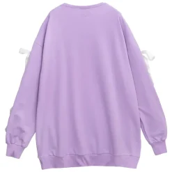LISTEN FLAVOR Strawberry Bear Lace-Up Sleeve Pullover Online