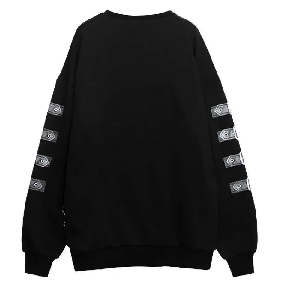 Jackets & Hoodies>LISTEN FLAVOR Strawberry Bondage Chain Pullover